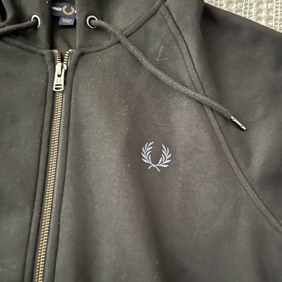 Fred Perry Zip Up Hoodie. - Picture 3 of 4